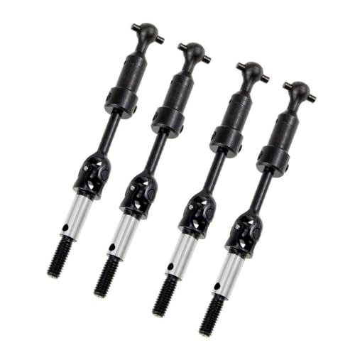 QMLQRGKF Verstellbare Universal Steel Antriebswelle Kompatibel mit 1/10 RC-Modellautos kompatibel mit verschiedenen Modellen 75-85 mm und 110-120 mm(75-85mm 4pcs) von QMLQRGKF