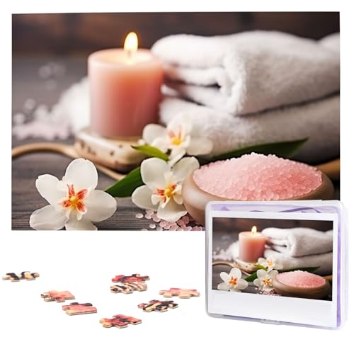 1000-teiliges Puzzle für Erwachsene, anspruchsvolle Puzzles, personalisiertes Holzpuzzle, Spa-Themenfotos, Puzzles für Geburtstag, Weihnachten, 74,9 x 50 cm 1000-teiliges Puzzle für Erwachsene, anspruchsvolle Puzzles, personalisiertes Holzpuzzle, Spa-Themenfotos, Puzzles für Geburtstag, Weihnachten, 74,9 x 50 cm von QMNEHJ