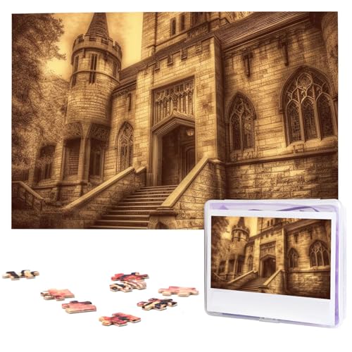 1000-teiliges Puzzle für Erwachsene, anspruchsvolle Puzzles, personalisiertes Holzpuzzle, Vintage-Fotos, Puzzles für Geburtstag, Weihnachten, 74,9 x 50 cm 1000-teiliges Puzzle für Erwachsene, anspruchsvolle Puzzles, personalisiertes Holzpuzzle, Vintage-Fotos, Puzzles für Geburtstag, Weihnachten, 74,9 x 50 cm von QMNEHJ