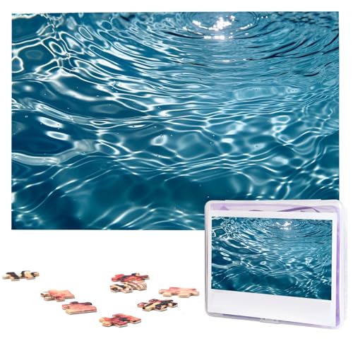 1000-teiliges Puzzle für Erwachsene, anspruchsvolle Puzzles, personalisiertes Holzpuzzle, Wasserwelligkeit, Fotos, Puzzles für Geburtstag, Weihnachten, 74,9 x 50 cm 1000-teiliges Puzzle für Erwachsene, anspruchsvolle Puzzles, personalisiertes Holzpuzzle, Wasserwelligkeit, Fotos, Puzzles für Geburtstag, Weihnachten, 74,9 x 50 cm von QMNEHJ