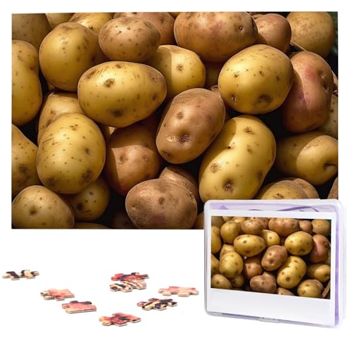 1000-teiliges Puzzle für Erwachsene, herausfordernde Puzzles, personalisiertes Holzpuzzle, Gartenkartoffeln, Fotos, Puzzles für Geburtstag, Weihnachten, 74,9 x 50 cm 1000-teiliges Puzzle für Erwachsene, herausfordernde Puzzles, personalisiertes Holzpuzzle, Gartenkartoffeln, Fotos, Puzzles für Geburtstag, Weihnachten, 74,9 x 50 cm von QMNEHJ