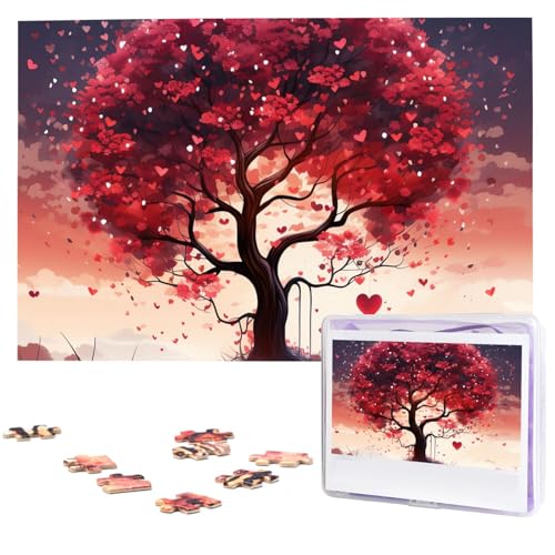1000-teiliges Puzzle für Erwachsene, herausfordernde Puzzles, personalisiertes Holzpuzzle, Liebesbaum-Fotos, Puzzles für Geburtstag, Weihnachten, 74,9 x 50 cm 1000-teiliges Puzzle für Erwachsene, herausfordernde Puzzles, personalisiertes Holzpuzzle, Liebesbaum-Fotos, Puzzles für Geburtstag, Weihnachten, 74,9 x 50 cm von QMNEHJ