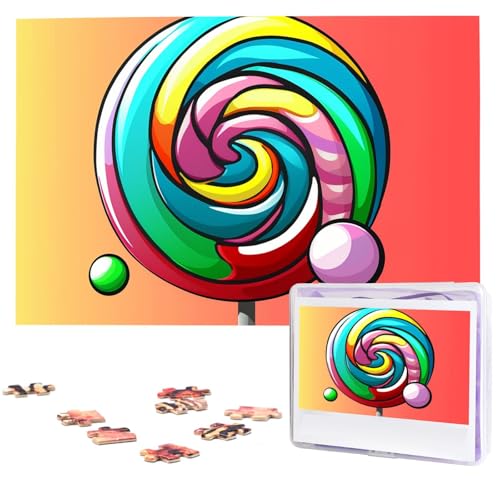 1000-teiliges Puzzle für Erwachsene, herausfordernde Puzzles, personalisiertes Holzpuzzle, Lutscher-Fotos, Puzzles für Geburtstag, Weihnachten, 74,9 x 50 cm 1000-teiliges Puzzle für Erwachsene, herausfordernde Puzzles, personalisiertes Holzpuzzle, Lutscher-Fotos, Puzzles für Geburtstag, Weihnachten, 74,9 x 50 cm von QMNEHJ