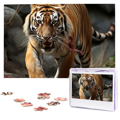 1000-teiliges Puzzle für Erwachsene, herausfordernde Puzzles, personalisiertes Holzpuzzle, Malaiischer Tiger, Fotos, Puzzles für Geburtstag, Weihnachten, 74,9 x 50 cm 1000-teiliges Puzzle für Erwachsene, herausfordernde Puzzles, personalisiertes Holzpuzzle, Malaiischer Tiger, Fotos, Puzzles für Geburtstag, Weihnachten, 74,9 x 50 cm von QMNEHJ