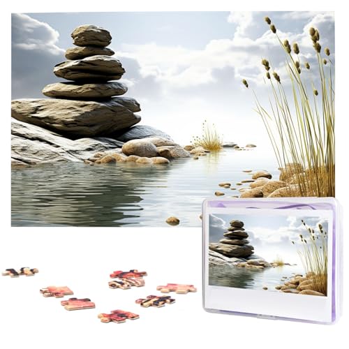 1000-teiliges Puzzle für Erwachsene, herausfordernde Puzzles, personalisiertes Holzpuzzle, Pierres-Foto-Puzzle, für Geburtstag, Weihnachten, 74,9 x 50 cm 1000-teiliges Puzzle für Erwachsene, herausfordernde Puzzles, personalisiertes Holzpuzzle, Pierres-Foto-Puzzle, für Geburtstag, Weihnachten, 74,9 x 50 cm von QMNEHJ
