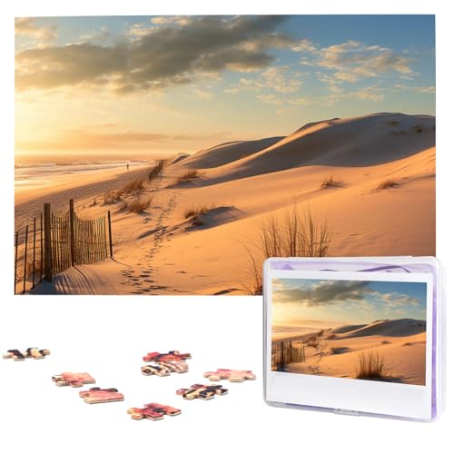 1000-teiliges Puzzle für Erwachsene, herausfordernde Puzzles, personalisiertes Holzpuzzle, Sanddünen, Fotos, Puzzles für Geburtstag, Weihnachten, 74,9 x 50 cm 1000-teiliges Puzzle für Erwachsene, herausfordernde Puzzles, personalisiertes Holzpuzzle, Sanddünen, Fotos, Puzzles für Geburtstag, Weihnachten, 74,9 x 50 cm von QMNEHJ