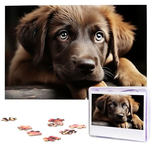 1000-teiliges Puzzle für Erwachsene, herausfordernde Puzzles, personalisiertes Holzpuzzle, Welpen, Hundefotos, Puzzles für Geburtstag, Weihnachten, 74,9 x 50 cm 1000-teiliges Puzzle für Erwachsene, herausfordernde Puzzles, personalisiertes Holzpuzzle, Welpen, Hundefotos, Puzzles für Geburtstag, Weihnachten, 74,9 x 50 cm von QMNEHJ