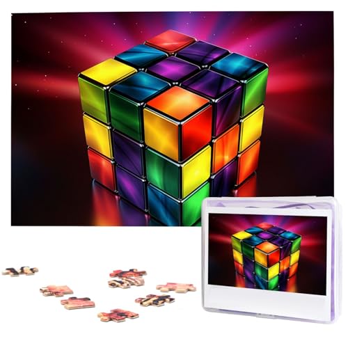 1000-teiliges Puzzle für Erwachsene, herausforderndes Puzzle für Spielabende, Holzpuzzle, Zauberwürfel, personalisierbar, Holzpuzzle für Familie, Bilderpuzzle, fertige Größe 74,9 x 50 cm 1000-teiliges Puzzle für Erwachsene, herausforderndes Puzzle für Spielabende, Holzpuzzle, Zauberwürfel, personalisierbar, Holzpuzzle für Familie, Bilderpuzzle, fertige Größe 74,9 x 50 cm von QMNKLET