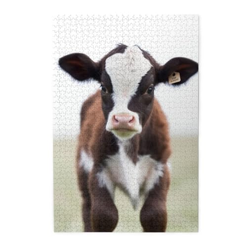 1000-teiliges Puzzle für Erwachsene, herausforderndes Puzzle für Spieleabende, Holzpuzzle, Babykuh, personalisierbar, Holzpuzzle für Familie, Bilderpuzzle, fertige Größe 74,9 x 50 cm 1000-teiliges Puzzle für Erwachsene, herausforderndes Puzzle für Spieleabende, Holzpuzzle, Babykuh, personalisierbar, Holzpuzzle für Familie, Bilderpuzzle, fertige Größe 74,9 x 50 cm von QMNKLET