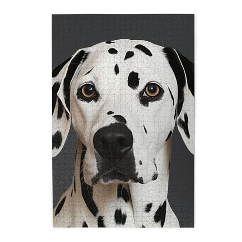 1000-teiliges Puzzle für Erwachsene, herausforderndes Puzzle für Spieleabende, Holzpuzzle, Dalmatiner, personalisiertes Holzpuzzle für Familie, Bilderpuzzle, fertige Größe 74,9 x 50 cm 1000-teiliges Puzzle für Erwachsene, herausforderndes Puzzle für Spieleabende, Holzpuzzle, Dalmatiner, personalisiertes Holzpuzzle für Familie, Bilderpuzzle, fertige Größe 74,9 x 50 cm von QMNKLET