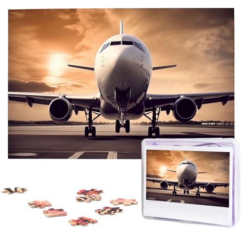 1000-teiliges Puzzle für Erwachsene, herausforderndes Puzzle für Spieleabende, Holzpuzzle, Flugzeug, personalisiertes, individuelles Holzpuzzle für Familie, Bilderpuzzle, fertige Größe 74,9 x 50 cm 1000-teiliges Puzzle für Erwachsene, herausforderndes Puzzle für Spieleabende, Holzpuzzle, Flugzeug, personalisiertes, individuelles Holzpuzzle für Familie, Bilderpuzzle, fertige Größe 74,9 x 50 cm von QMNKLET