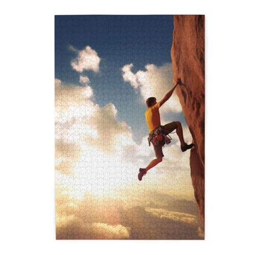 1000-teiliges Puzzle für Erwachsene, herausforderndes Puzzle für Spieleabende, Holzpuzzle, Klettern, Sport, personalisiertes Holzpuzzle für Familie, Bilderpuzzle, fertige Größe 74,9 x 50 cm 1000-teiliges Puzzle für Erwachsene, herausforderndes Puzzle für Spieleabende, Holzpuzzle, Klettern, Sport, personalisiertes Holzpuzzle für Familie, Bilderpuzzle, fertige Größe 74,9 x 50 cm von QMNKLET