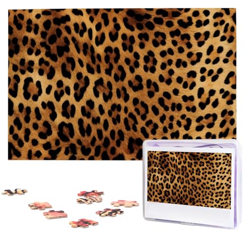 1000-teiliges Puzzle für Erwachsene, herausforderndes Puzzle für Spieleabende, Holzpuzzle, Leopardenhaut, personalisierbar, Holzpuzzle für Familie, Bilderpuzzle, fertige Größe 74,9 x 50 cm 1000-teiliges Puzzle für Erwachsene, herausforderndes Puzzle für Spieleabende, Holzpuzzle, Leopardenhaut, personalisierbar, Holzpuzzle für Familie, Bilderpuzzle, fertige Größe 74,9 x 50 cm von QMNKLET