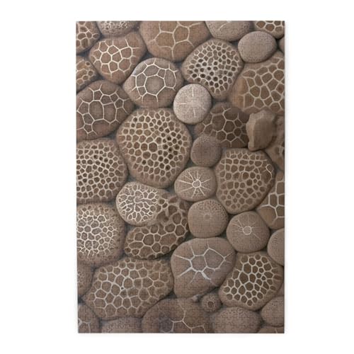 1000-teiliges Puzzle für Erwachsene, herausforderndes Puzzle für Spieleabende, Holzpuzzle, Petoskey-Stein, personalisiertes Holzpuzzle für Familie, Bilderpuzzle, fertige Größe 74,9 x 50 cm von QMNKLET