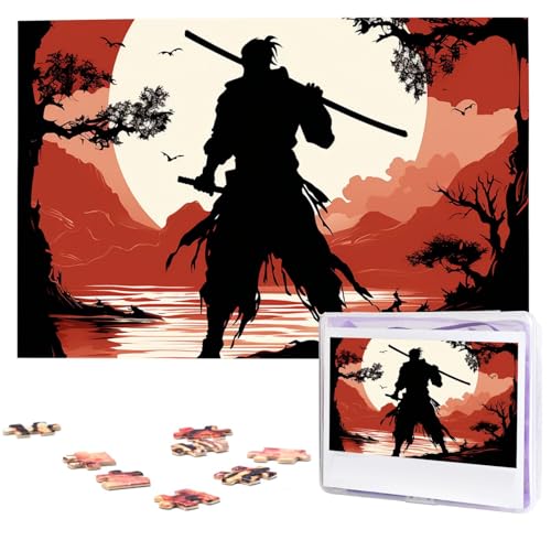 1000-teiliges Puzzle für Erwachsene, herausforderndes Puzzle für Spieleabende, Holzpuzzle, Samurai, personalisierbar, Holzpuzzle für Familie, Bilderpuzzle, fertige Größe 74,9 x 50 cm 1000-teiliges Puzzle für Erwachsene, herausforderndes Puzzle für Spieleabende, Holzpuzzle, Samurai, personalisierbar, Holzpuzzle für Familie, Bilderpuzzle, fertige Größe 74,9 x 50 cm von QMNKLET