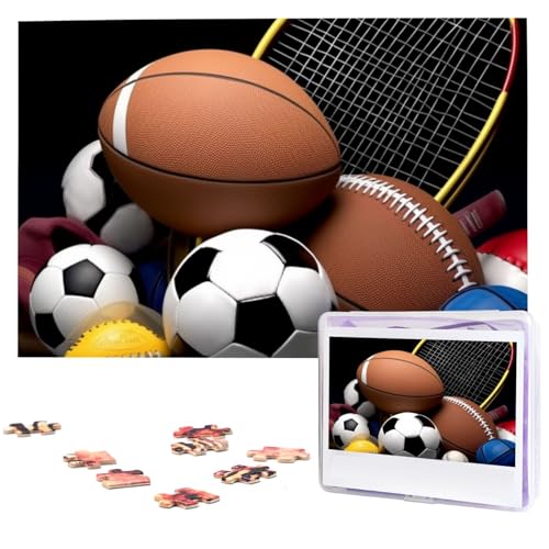 1000-teiliges Puzzle für Erwachsene, herausforderndes Puzzle für Spieleabende, Holzpuzzle, Sport-Thema, personalisiertes Holzpuzzle für Familie, Bilderpuzzle, fertige Größe 74,9 x 50 cm 1000-teiliges Puzzle für Erwachsene, herausforderndes Puzzle für Spieleabende, Holzpuzzle, Sport-Thema, personalisiertes Holzpuzzle für Familie, Bilderpuzzle, fertige Größe 74,9 x 50 cm von QMNKLET