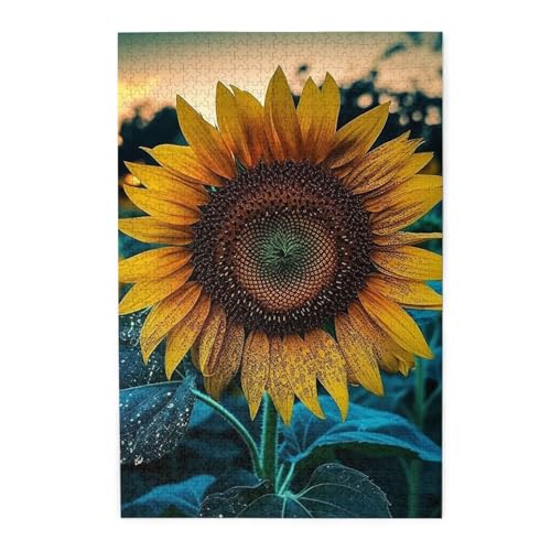 1000-teiliges Puzzle für Erwachsene, herausforderndes Puzzle für Spieleabende, Holzpuzzle, die schönste Sonnenblume, personalisiertes Holzpuzzle für Familie, Bilderpuzzle, fertige Größe 74,9 x 50 cm 1000-teiliges Puzzle für Erwachsene, herausforderndes Puzzle für Spieleabende, Holzpuzzle, die schönste Sonnenblume, personalisiertes Holzpuzzle für Familie, Bilderpuzzle, fertige Größe 74,9 x 50 cm von QMNKLET