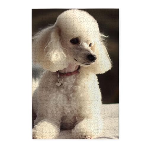 1000-teiliges Puzzle für Erwachsene, herausforderndes Puzzle für Spieleabende, Holzpuzzle, französischer Pudel, personalisierbar, Holzpuzzle für Familie, Bildpuzzle, fertige Größe 74,9 x 50 cm 1000-teiliges Puzzle für Erwachsene, herausforderndes Puzzle für Spieleabende, Holzpuzzle, französischer Pudel, personalisierbar, Holzpuzzle für Familie, Bildpuzzle, fertige Größe 74,9 x 50 cm von QMNKLET