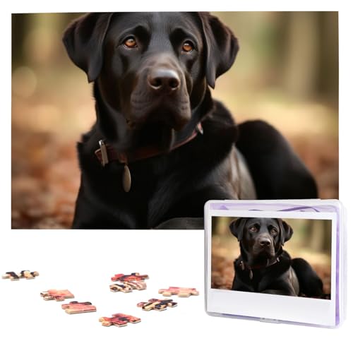 1000-teiliges Puzzle für Erwachsene, herausforderndes Puzzle für Spieleabende, Holzpuzzle, niedlicher Labrador-Hund, personalisiertes Holzpuzzle für Familie, Bilderpuzzle, fertige Größe 74,9 x 50 cm 1000-teiliges Puzzle für Erwachsene, herausforderndes Puzzle für Spieleabende, Holzpuzzle, niedlicher Labrador-Hund, personalisiertes Holzpuzzle für Familie, Bilderpuzzle, fertige Größe 74,9 x 50 cm von QMNKLET