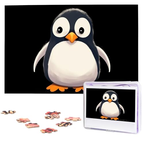 1000-teiliges Puzzle für Erwachsene, herausforderndes Puzzle für Spieleabende, Holzpuzzle, niedlicher Pinguin, personalisiertes Holzpuzzle für Familie, Bilderpuzzle, fertige Größe 74,9 x 50 cm 1000-teiliges Puzzle für Erwachsene, herausforderndes Puzzle für Spieleabende, Holzpuzzle, niedlicher Pinguin, personalisiertes Holzpuzzle für Familie, Bilderpuzzle, fertige Größe 74,9 x 50 cm von QMNKLET