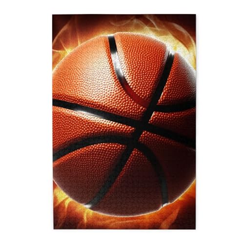 1000-teiliges Puzzle für Erwachsene, herausforderndes Puzzle für Spieleabende, Holzpuzzle Basketball, personalisiertes Holzpuzzle für Familie, Bilderpuzzle, fertige Größe 74,9 x 50 cm 1000-teiliges Puzzle für Erwachsene, herausforderndes Puzzle für Spieleabende, Holzpuzzle Basketball, personalisiertes Holzpuzzle für Familie, Bilderpuzzle, fertige Größe 74,9 x 50 cm von QMNKLET