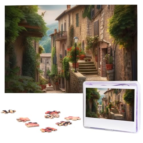 1000-teiliges Puzzle für Erwachsene, herausforderndes Puzzle für Spieleabende, Holzpuzzle Italien, toskanisch, personalisierbar, Holzpuzzle für Familie, Bilderpuzzle, fertige Größe 74,9 x 50 cm 1000-teiliges Puzzle für Erwachsene, herausforderndes Puzzle für Spieleabende, Holzpuzzle Italien, toskanisch, personalisierbar, Holzpuzzle für Familie, Bilderpuzzle, fertige Größe 74,9 x 50 cm von QMNKLET