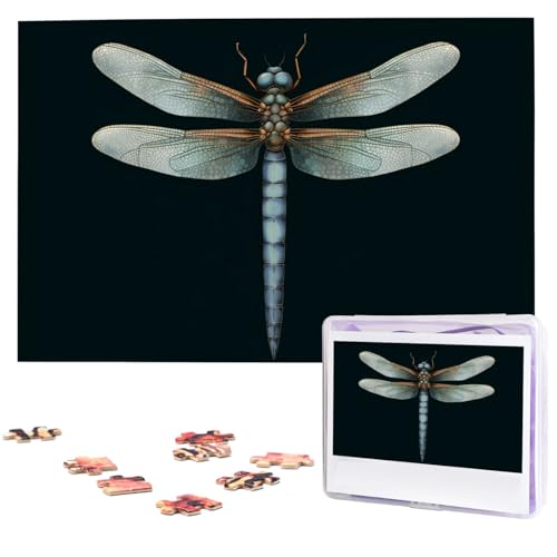 1000-teiliges Puzzle für Erwachsene, herausforderndes Puzzle für Spieleabende, Holzpuzzle Libelle, personalisiertes Holzpuzzle für Familie, Bilderpuzzle, fertige Größe 74,9 x 50 cm 1000-teiliges Puzzle für Erwachsene, herausforderndes Puzzle für Spieleabende, Holzpuzzle Libelle, personalisiertes Holzpuzzle für Familie, Bilderpuzzle, fertige Größe 74,9 x 50 cm von QMNKLET