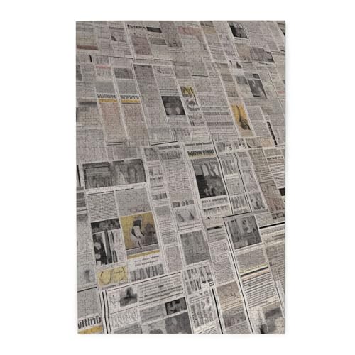 1000-teiliges Puzzle für Erwachsene, herausforderndes Puzzle für Spieleabende, Holzpuzzle Zeitung, personalisiertes Holzpuzzle für Familie, Bilderpuzzle, fertige Größe 74,9 x 50 cm 1000-teiliges Puzzle für Erwachsene, herausforderndes Puzzle für Spieleabende, Holzpuzzle Zeitung, personalisiertes Holzpuzzle für Familie, Bilderpuzzle, fertige Größe 74,9 x 50 cm von QMNKLET
