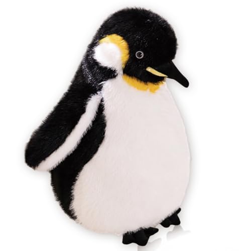 QNUOXEP Kuscheliges Pinguin-PlÃschtier â Realistisches Stehendes Pinguin Puppe Kuscheltier Pinguin Stofftier Weiches Kuscheltier Penguin Plush Doll Kinder 25 cm von QNUOXEP