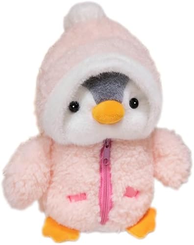 QNUOXEP Pinguin Puppe Kuscheltier, Pink Penguin Plush, Kuscheltier Pinguin Baby, Kinder Plüsch Geburtstag Geschenk Urlaub Geschenk, 25CM von QNUOXEP
