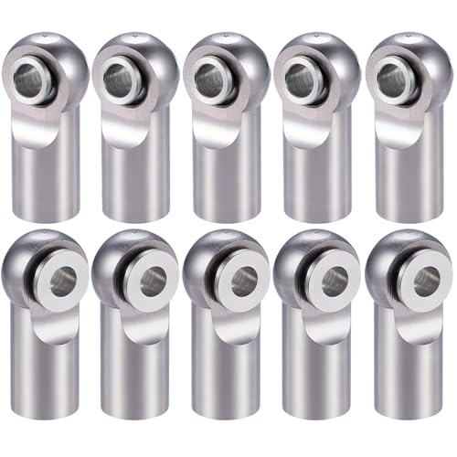 Pull Rod Link Linkage Für Axial Für SCX10 Für Tamiya CC01 Für Wraith D90 TRX4 1/10 RC-Auto M2.5 Stangenenden Gelenke Halter Krawatte Rechtsschrauben-Kugelkopf(Gray) von QOAKSDY