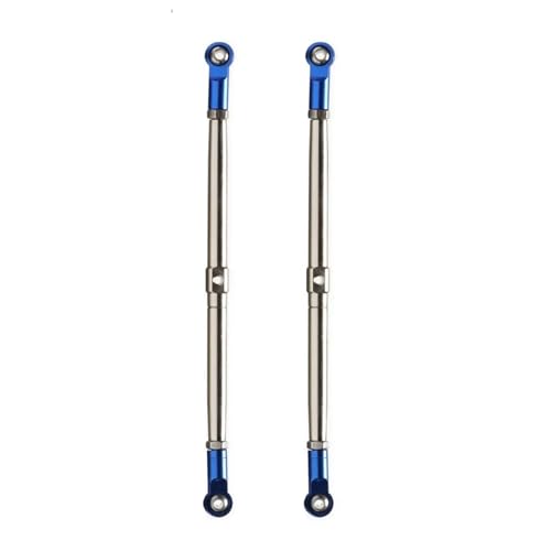 Pull Rod Link Linkage Für Losi Baja Rey 4WD Rock Rey RTR 1/10 RC-Tuningteile, 150 Mm Dickere Oberlenker Der Hinterradaufhängung Aus Stahl(Blue) von QOAKSDY
