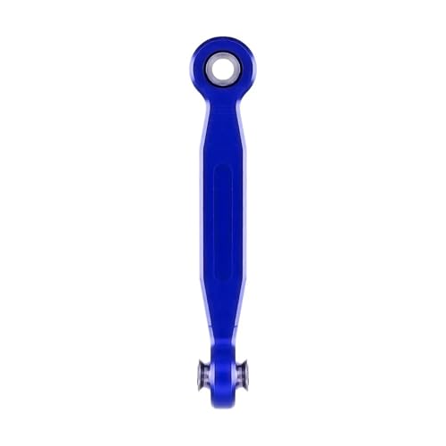 Pull Rod Link Linkage Für Traxxas Für MAXX Für X-Maxx 4S 6S 8S 1/5 RC-Auto, Aluminium, 46 Mm Servo-Lenkgestänge, Spurstange 8947 7747(Blue) von QOAKSDY