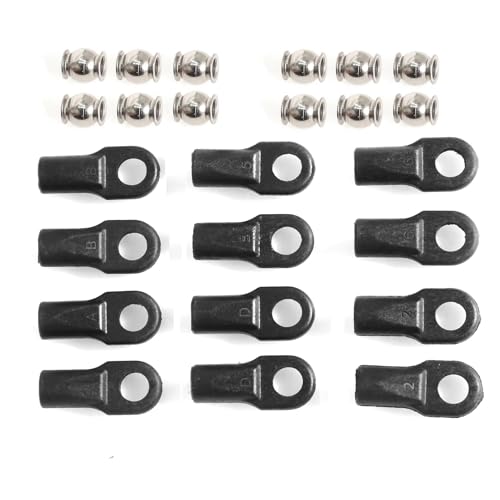 Pull Rod Link Linkage Für Traxxas Für TRX-4 1/10 RC Crawler Car Upgrade-Teile 12 STÜCKE Kunststoff M4 Stangenenden Verbindungskugeln Kopf Verbindungsgelenk Pull Rod Link Linkage Für Traxxas Für TRX-4 1/10 RC Crawler Car Upgrade-Teile 12 STÜCKE Kunststoff M4 Stangenenden Verbindungskugeln Kopf Verbindungsgelenk von QOAKSDY