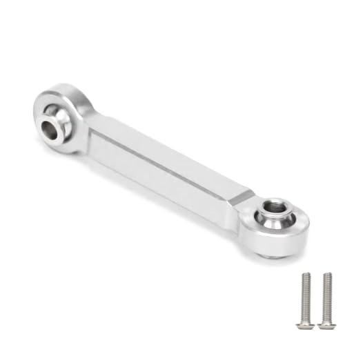 Pull Rod Link Linkage Für Traxxas Unlimited Desert Racer UDR 85076-4 85086-4 1/7 RC Metall CNC Servo Lenkgestänge Spurstange(Silver) von QOAKSDY