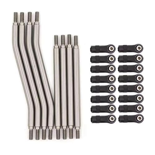 QOAKSDY Pull Rod Link Linkage Für Axial Für Capra AXI03004 1/10 RC Crawler Auto Upgrade Teile Aufhängung Verbindungsstange Gestänge Lenkung Zugstange von QOAKSDY