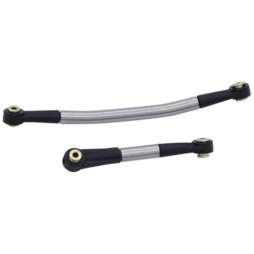 QOAKSDY Pull Rod Link Linkage Für Axial Für SCX24 AX24 1/24 RC Crawler Auto Stahl Lenkung Link Servo Link Stange Lenkung Linkage Upgrade Teile von QOAKSDY