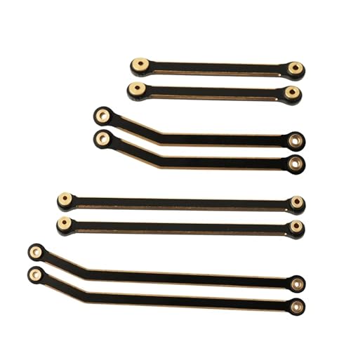 QOAKSDY Pull Rod Link Linkage Für Axial Für SCX24 Für Gladiator AXI00005 1/24 RC Crawler Upgrade-Teile Zubehör Messing-Lenkverbindungsstangen von QOAKSDY