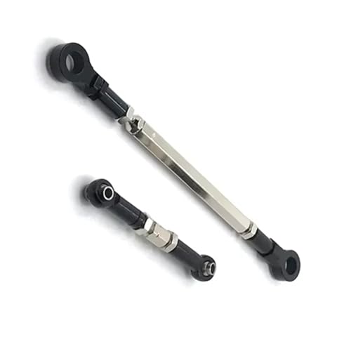 QOAKSDY Pull Rod Link Linkage Für HBToys ZP1001 ZP1002 ZP1003 ZP1004 1/10 RC Crawler Auto Upgrade Teile Metall Lenkstange Servo Link Rod(Black) von QOAKSDY