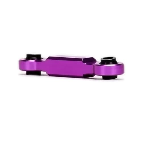 QOAKSDY Pull Rod Link Linkage Für HPI Savage Flux XL 21 25 SS RS4 RC-Auto, Aluminiumlegierung, Servo-Lenkgestänge, Spurstange, Upgrade-Teile(Purple) von QOAKSDY