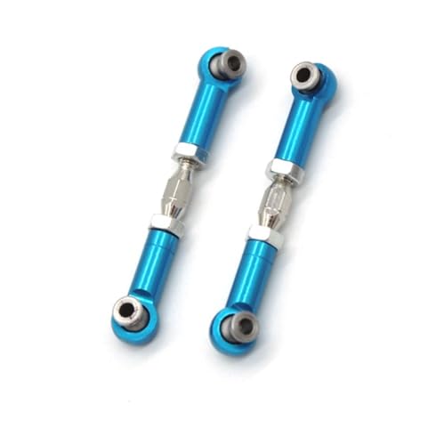 QOAKSDY Pull Rod Link Linkage Für MJX 14210 14209 1/14 RC-Auto, Metall-Upgrade-Teile, Nachrüstung Der Lenkstange, Lenkgestänge(Blue) von QOAKSDY