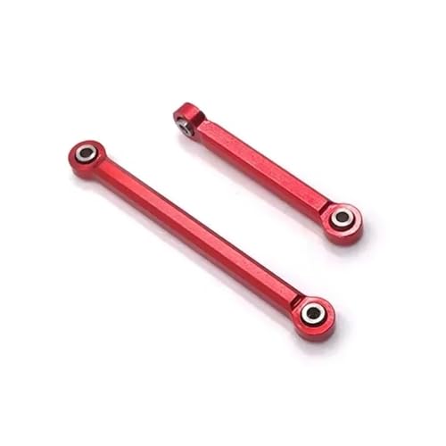 QOAKSDY Pull Rod Link Linkage Für SG-2801 Defender D90 RC-Autoteile, Metall-Upgrade-Modifikationszubehör, Lenkstange, Lenkverbindung(Red) von QOAKSDY