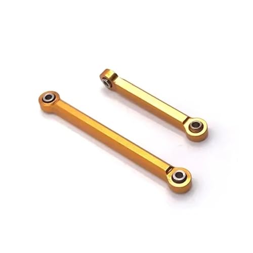 QOAKSDY Pull Rod Link Linkage Für SG-2801 Defender D90 RC-Autoteile, Metall-Upgrade-Modifikationszubehör, Lenkstange, Lenkverbindung(Yellow) von QOAKSDY