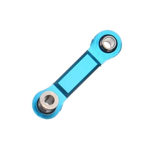 QOAKSDY Pull Rod Link Linkage Für WLtoys 184011 A949 A959 A969 A979 K929 RC-Autoteile, Metall-Upgrade, Refit-Servo-Verbindungsgestänge, Zugstange(Blue) von QOAKSDY