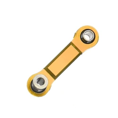 QOAKSDY Pull Rod Link Linkage Für WLtoys 184011 A949 A959 A969 A979 K929 RC-Autoteile, Metall-Upgrade, Refit-Servo-Verbindungsgestänge, Zugstange(Yellow) von QOAKSDY