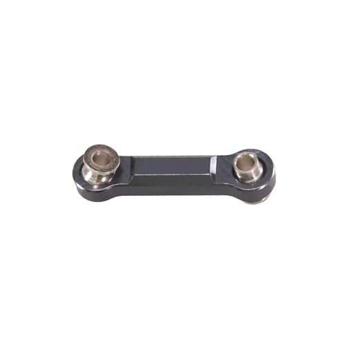 QOAKSDY Pull Rod Link Linkage Für Wltoys K929 A959 A969 A979 K929 A959 1/18 RC Auto Metall Upgrade Und Modifikation Teile Zubehör Servo Stange Server Stange(Black) von QOAKSDY