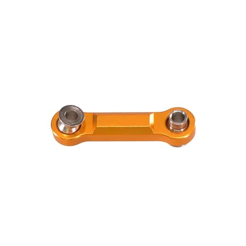 QOAKSDY Pull Rod Link Linkage Für Wltoys K929 A959 A969 A979 K929 A959 1/18 RC Auto Metall Upgrade Und Modifikation Teile Zubehör Servo Stange Server Stange(Yellow) von QOAKSDY