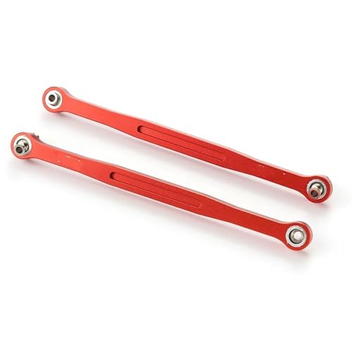 QOAKSDY Pull Rod Link Linkage Für XMAXX Monster Trucks 1/5 RC-Auto, Ersatzteil, Lenkgestänge, Lenkstangensatz, Zubehör(Red) von QOAKSDY
