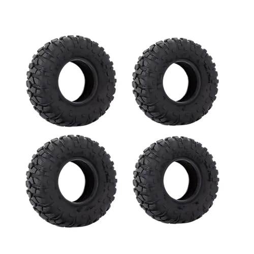 QOAKSDY RC Auto Reifen Für Axial Für SCX24 90081 Upgrade-Reifen 1/24 RC Crawler Car 4PCS 1,0" Soft Rubber All Für Terrain Wheel Tires 50 * 20/54 * 23mm(C) von QOAKSDY