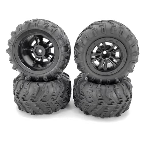 QOAKSDY RC Auto Reifen Für HBX 16889 Für MJX H16 16207 16208 162010 Für SCY 16101 Für 1/16 RC 82 Mm Gummiradreifen 12 Sechskant-Autoteile 4 Stück QOAKSDY RC Auto Reifen Für HBX 16889 Für MJX H16 16207 16208 162010 Für SCY 16101 Für 1/16 RC 82 Mm Gummiradreifen 12 Sechskant-Autoteile 4 Stück von QOAKSDY